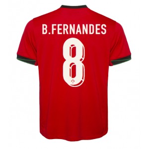 Fotbalové Dres Portugalsko Bruno Fernandes #8 Domácí Oblečení ME 2024 Krátký Rukáv